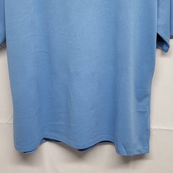 Cutter & Buck CB DryTec Womens Polo Shirt 2X Short Sleeve Moisture Wicking Blue - Picture 10 of 13